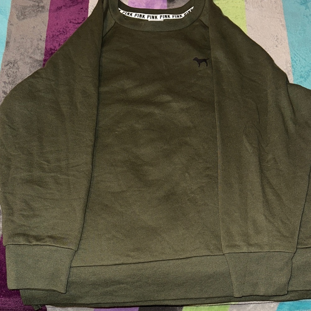 Victoria's Secret Olive Crewneck Sweater